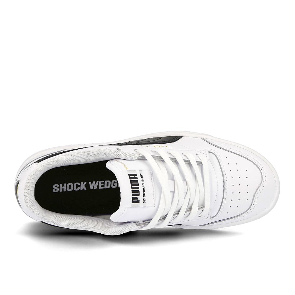Puma ralph sampson lo White-Black Low Top Sneakers  Detailfoto | Overkill