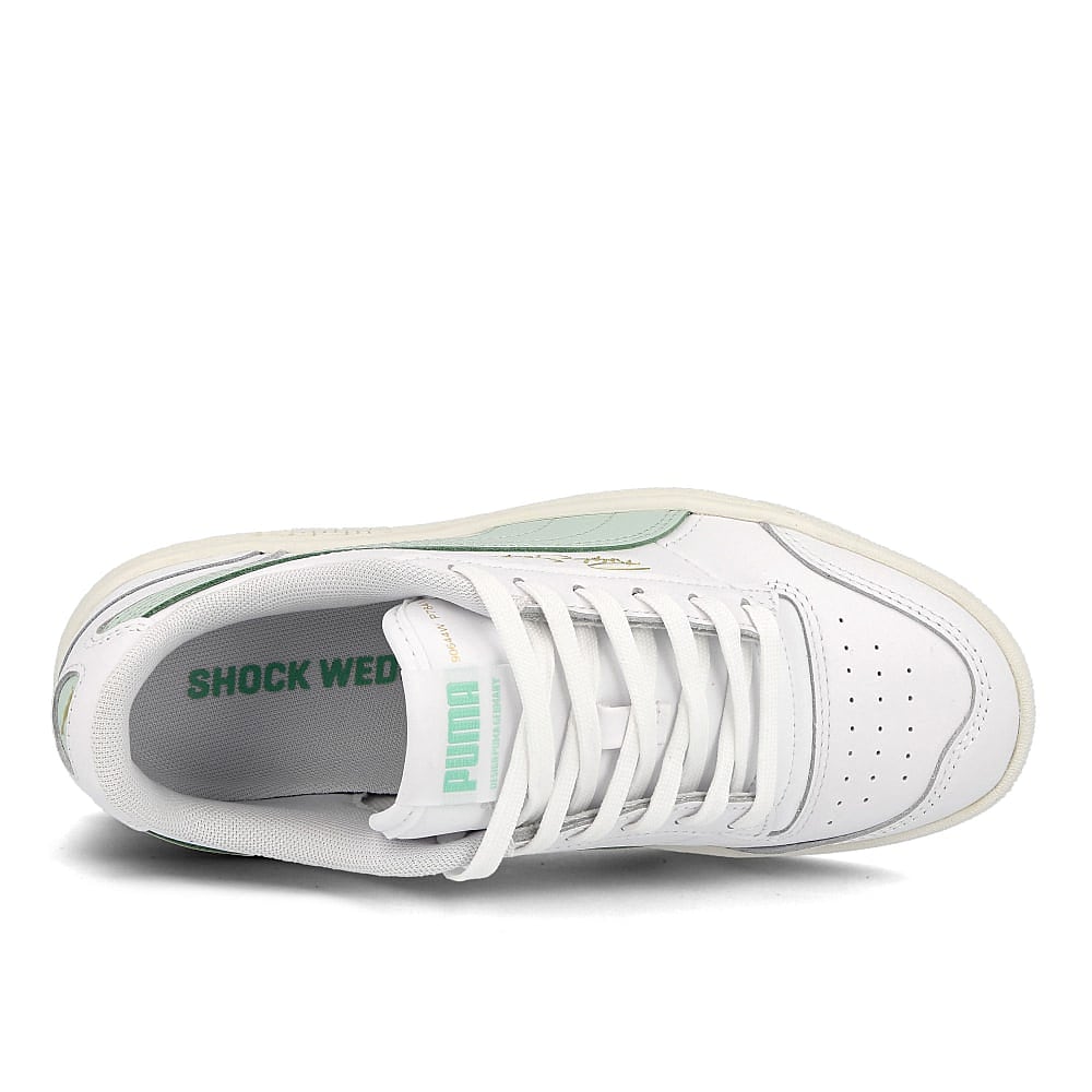Puma Ralph Sampson x Puma Lo White - Mist Green - Whisper White Sneakers  Detailfoto | Overkill
