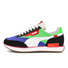 Puma future rider play on Black - Fluo Green - Dazzling Sneakers 371149 01 | Overkill