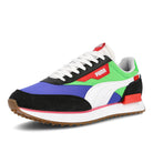 Puma future rider play on Black - Fluo Green - Dazzling Sneakers  Close Up | Overkill