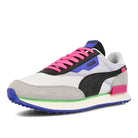 Puma future rider play on White - Gray Violet - Black Sneakers  Close Up | Overkill