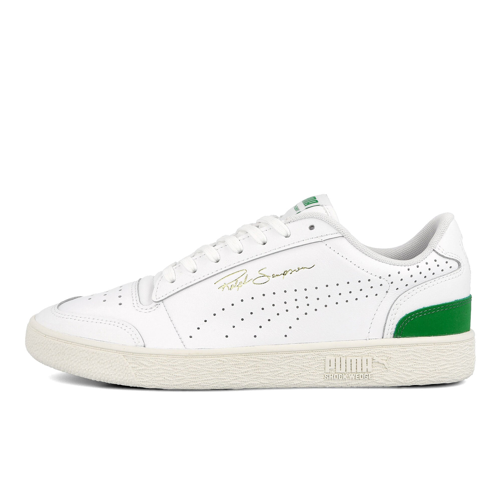 Puma Ralph Sampson x Puma Lo Perf Soft White - Amazon Green - Whisper White Sneakers 372395 01 | Overkill