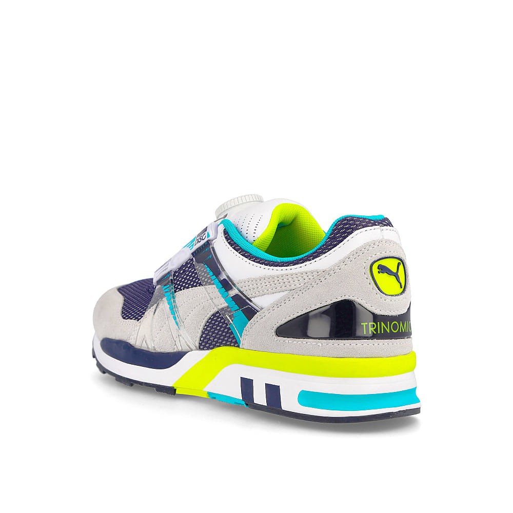 Puma xs 7000 vintage Puma White - Scuba Blue  Close-up | Overkill