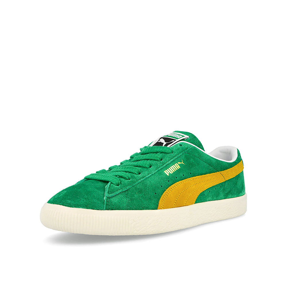 Puma suede vtg Amazon Green - Saffron - Ivory Glow Low Top Sneakers  Close Up | Overkill