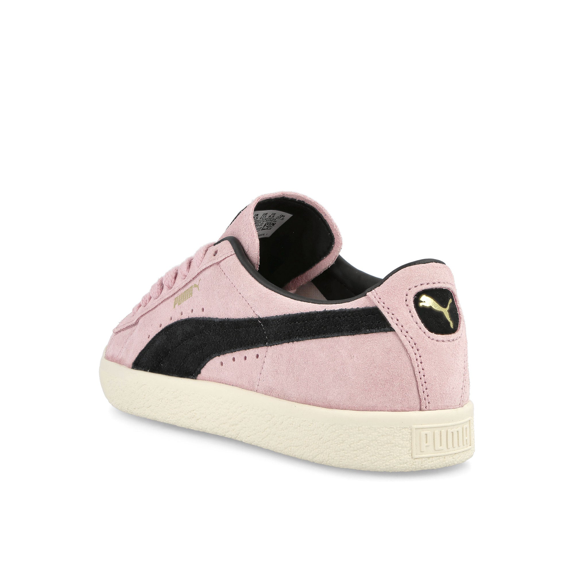 Puma Suede VTG Pearl Pink - Puma Black Low Top Sneakers  Material | Overkill