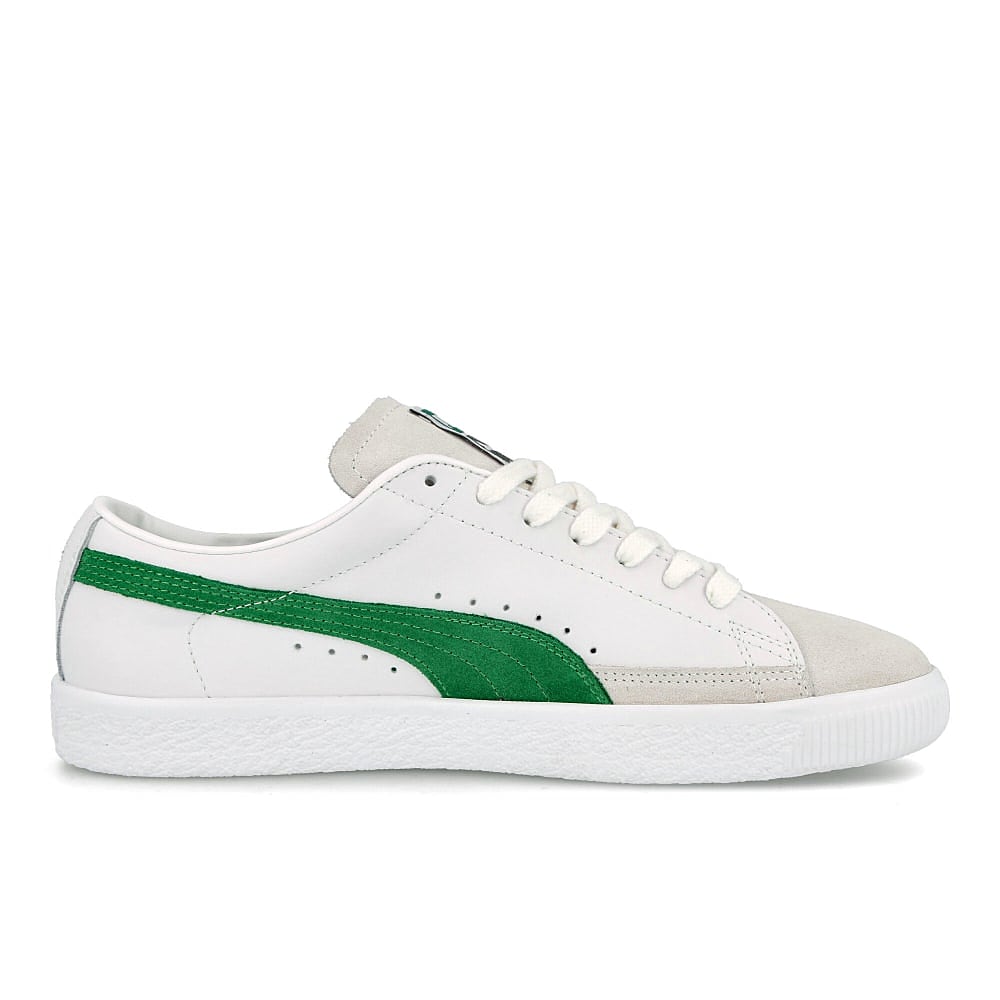 Puma basket vtg Puma White - Amazon Green Low Top Sneakers  Silhouette | Overkill