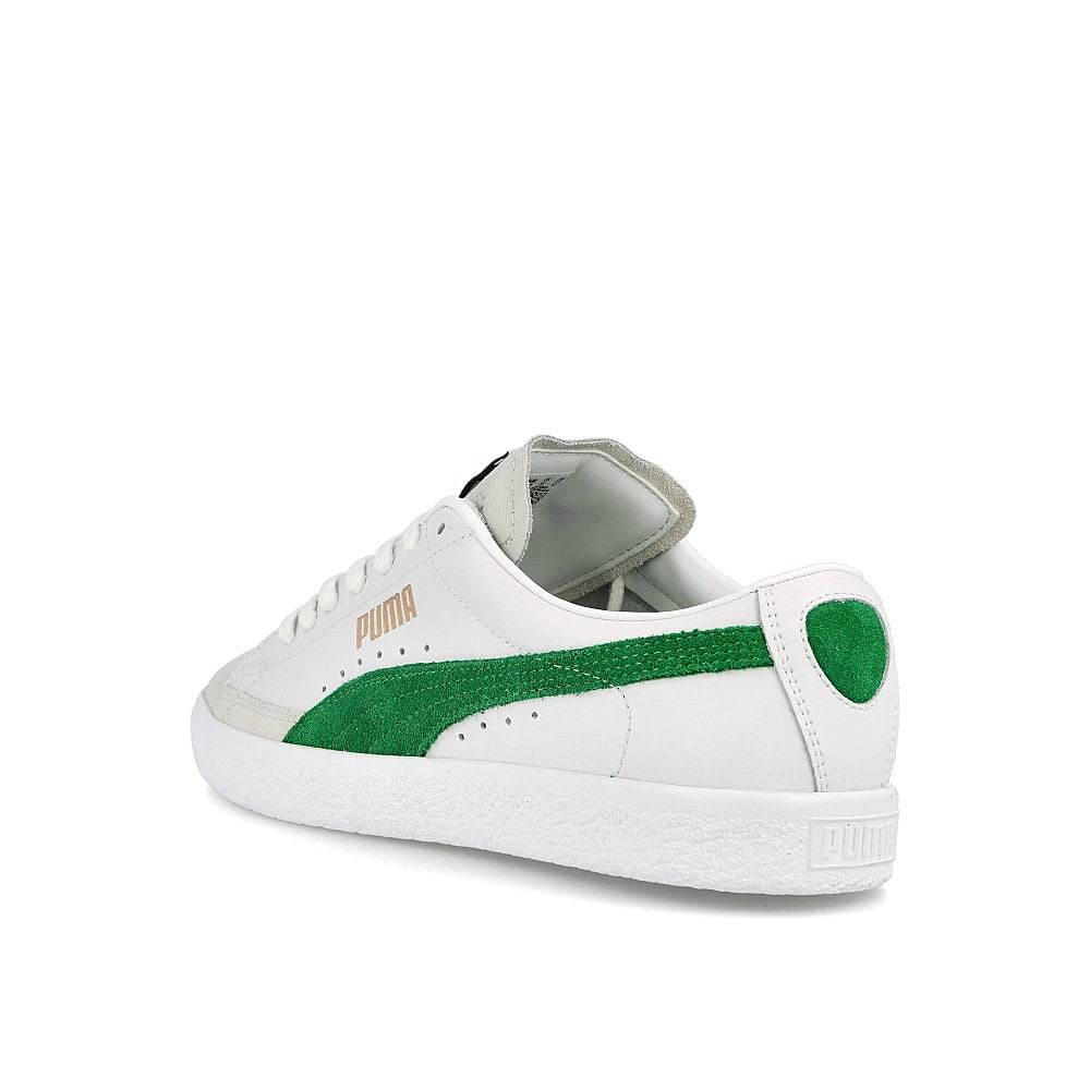 Puma basket vtg Puma White - Amazon Green Low Top Sneakers  Material | Overkill