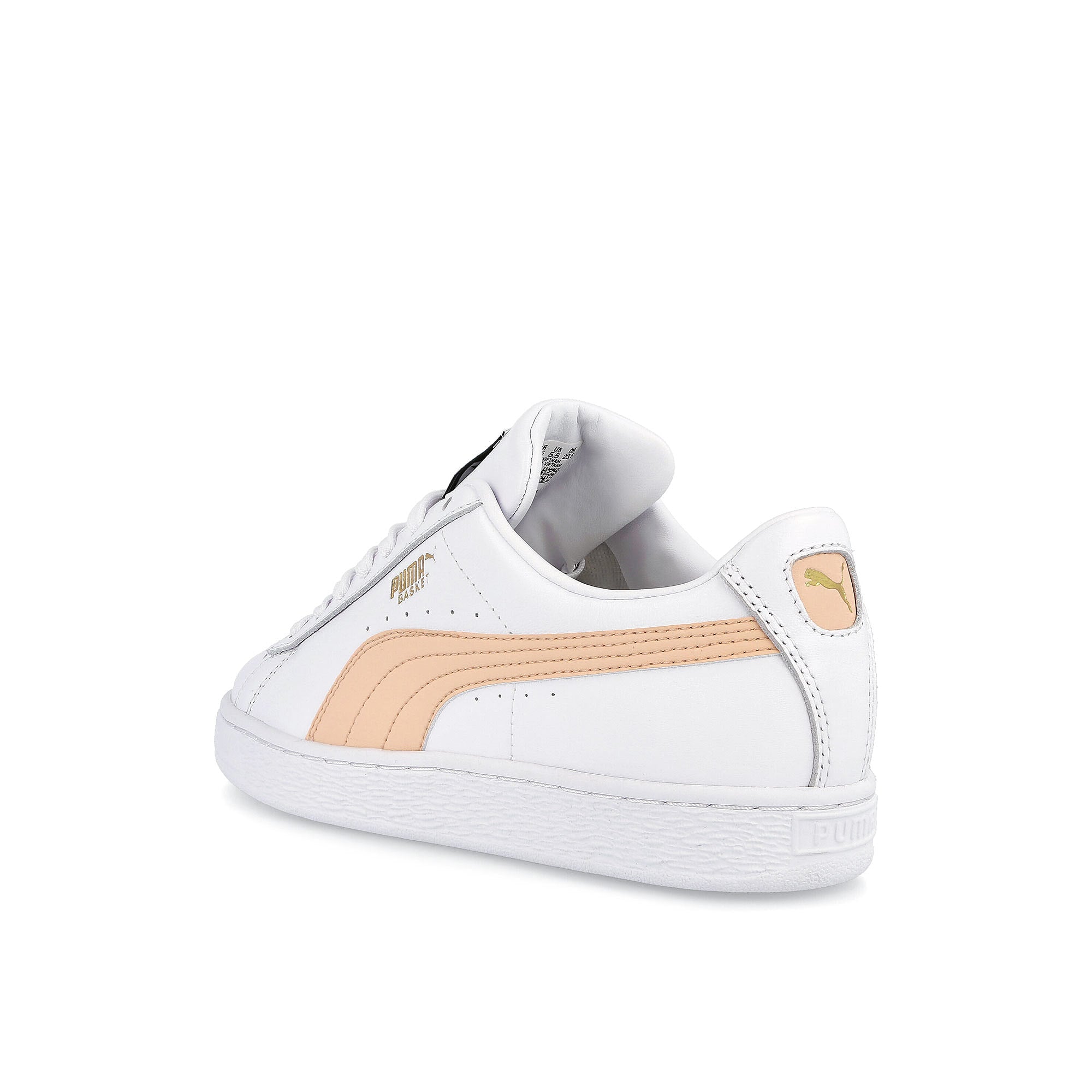 Puma basket classic xxi Puma White - Peach Parfait Sneakers  Material | Overkill