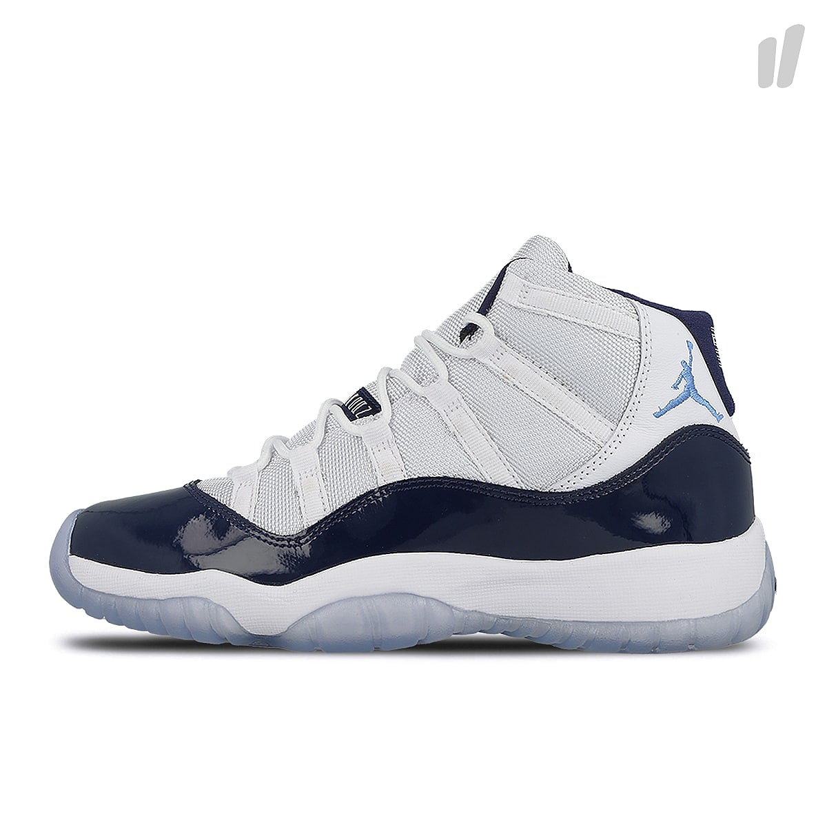 Jordan Air Jordan 11 Retro GS White / University Blue - Midnight Navy Mid Top Sneakers 378038 123 | Overkill