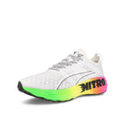 Puma ForeverRun Nitro Futrograde PUMA White - Green Gecko Sneakers  Close Up | Overkill