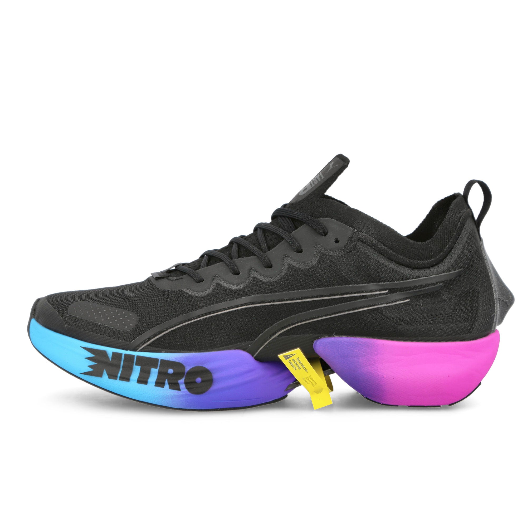 Puma Fast-R Nitro Elite Sunset Black - Luminous Blue - Eorchid Sneakers 380006 01 | Overkill
