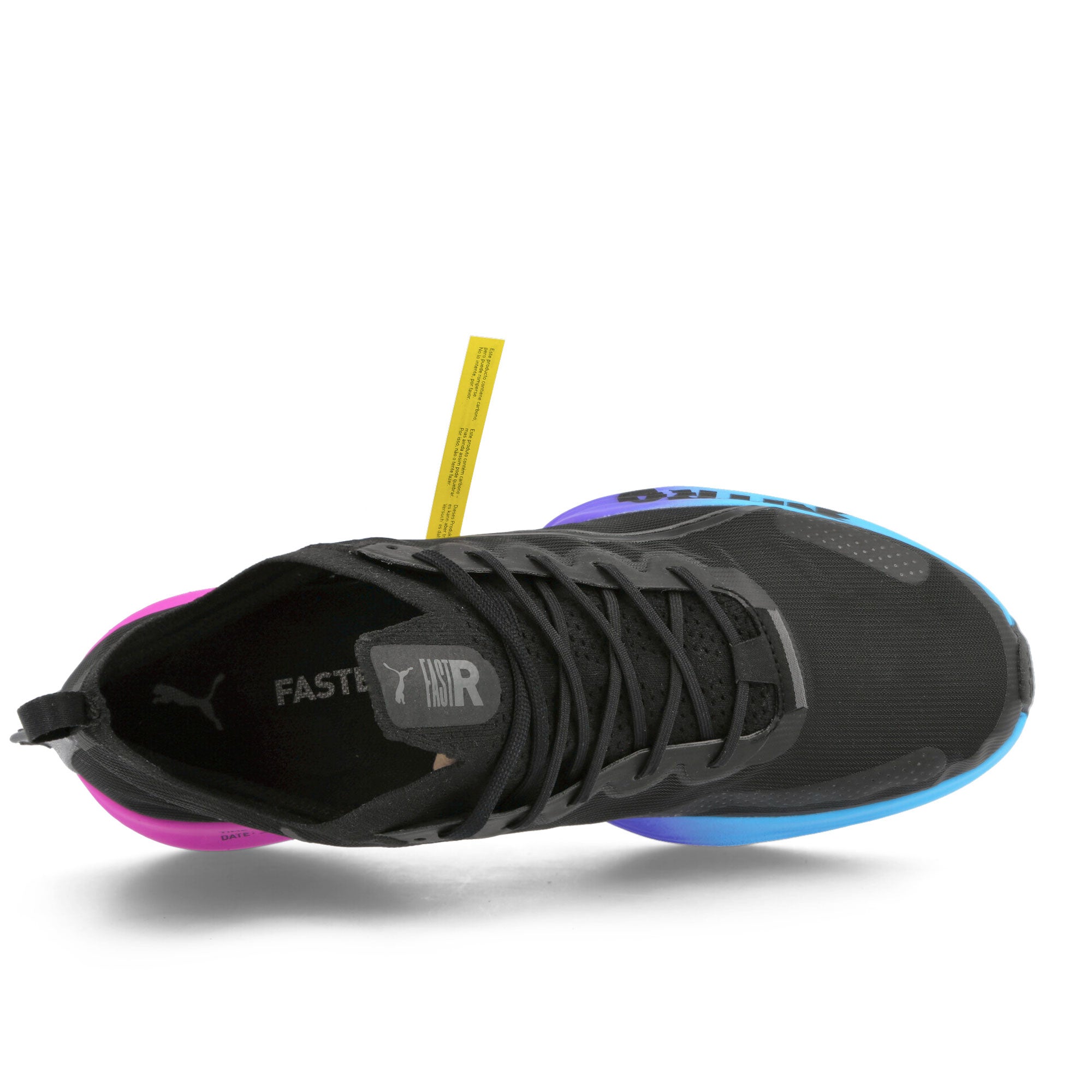 Puma Fast-R Nitro Elite Sunset Black - Luminous Blue - Eorchid Sneakers  Detailfoto | Overkill