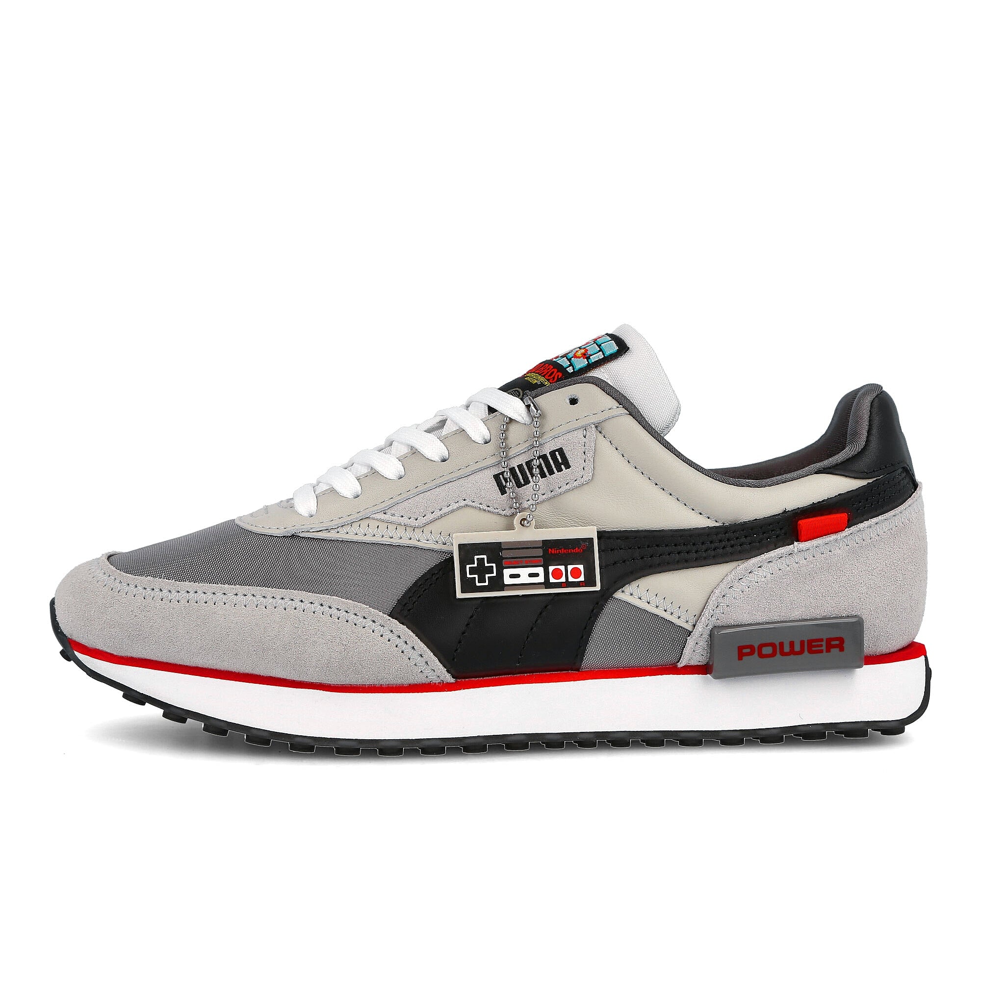 Puma NES Super Mario x Puma Future Rider Gray Violet - Puma Black  380197 01 | Overkill