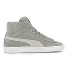 Puma suede mid xxl Quarry - Puma White   Material | Overkill
