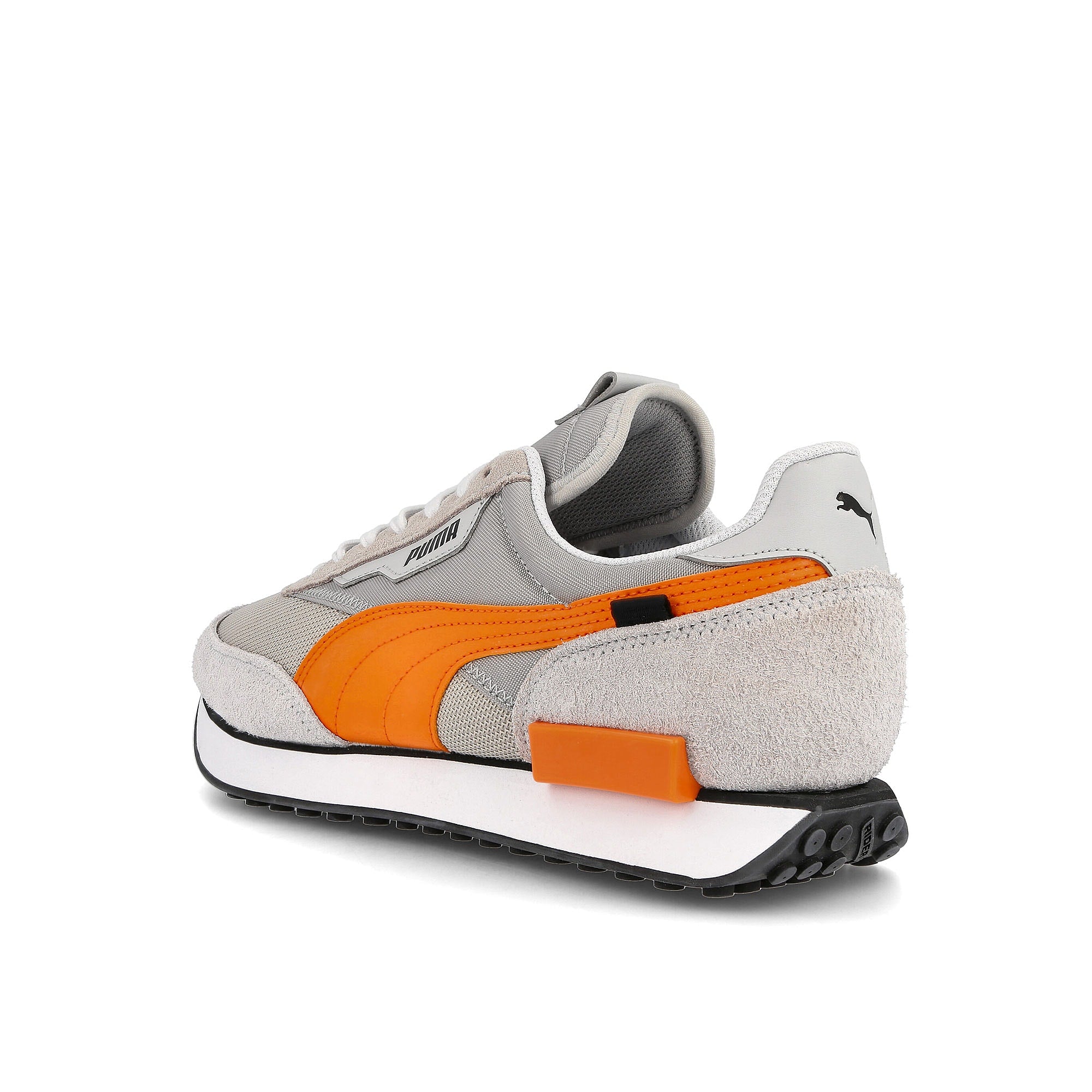 Puma future rider vintage Gray Violet - Vibrant Orange Sneakers  Material | Overkill