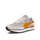 Puma future rider vintage Gray Violet - Vibrant Orange Sneakers  Close Up | Overkill