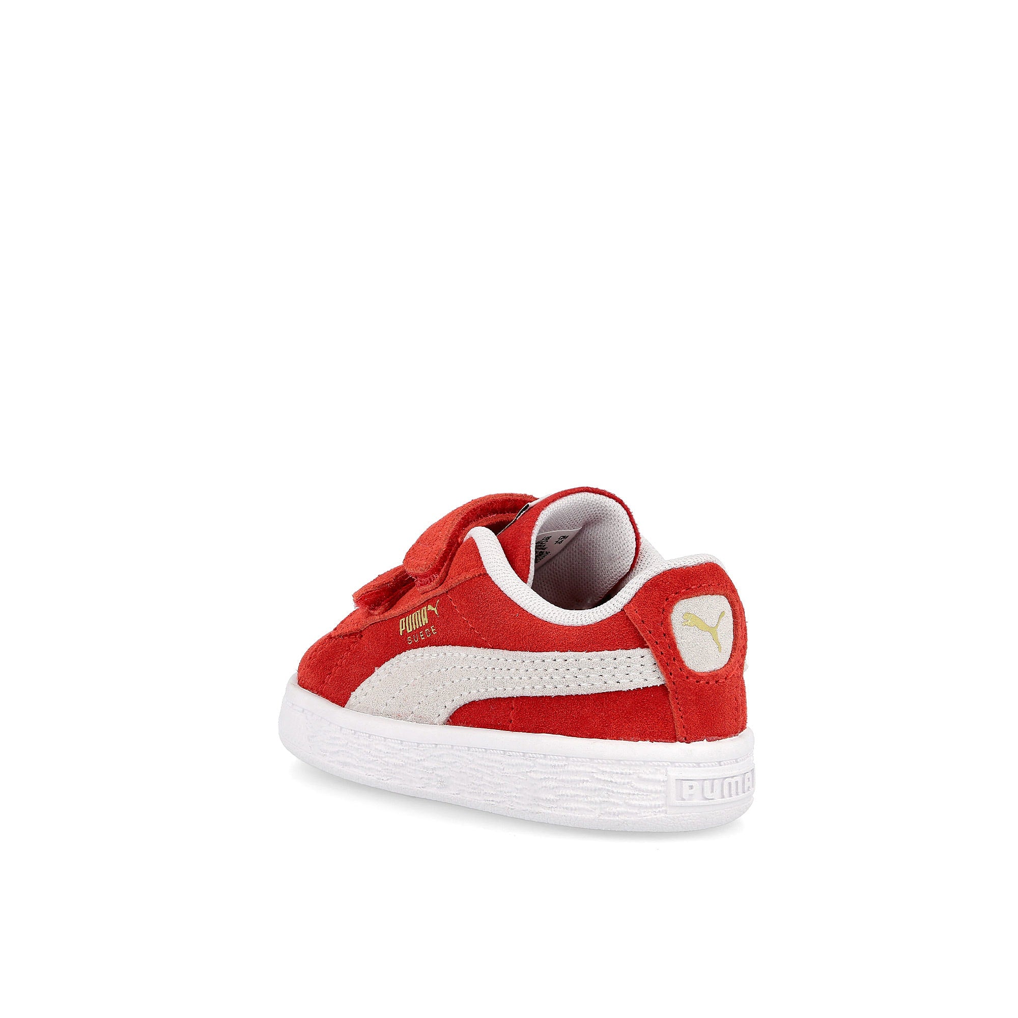 Puma suede classic xxi v infants High Risk Red - Puma White Low Top Sneakers  Material | Overkill