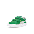 Puma suede teams v infants Amazon Green - Puma White Low Top Sneakers  Close Up | Overkill