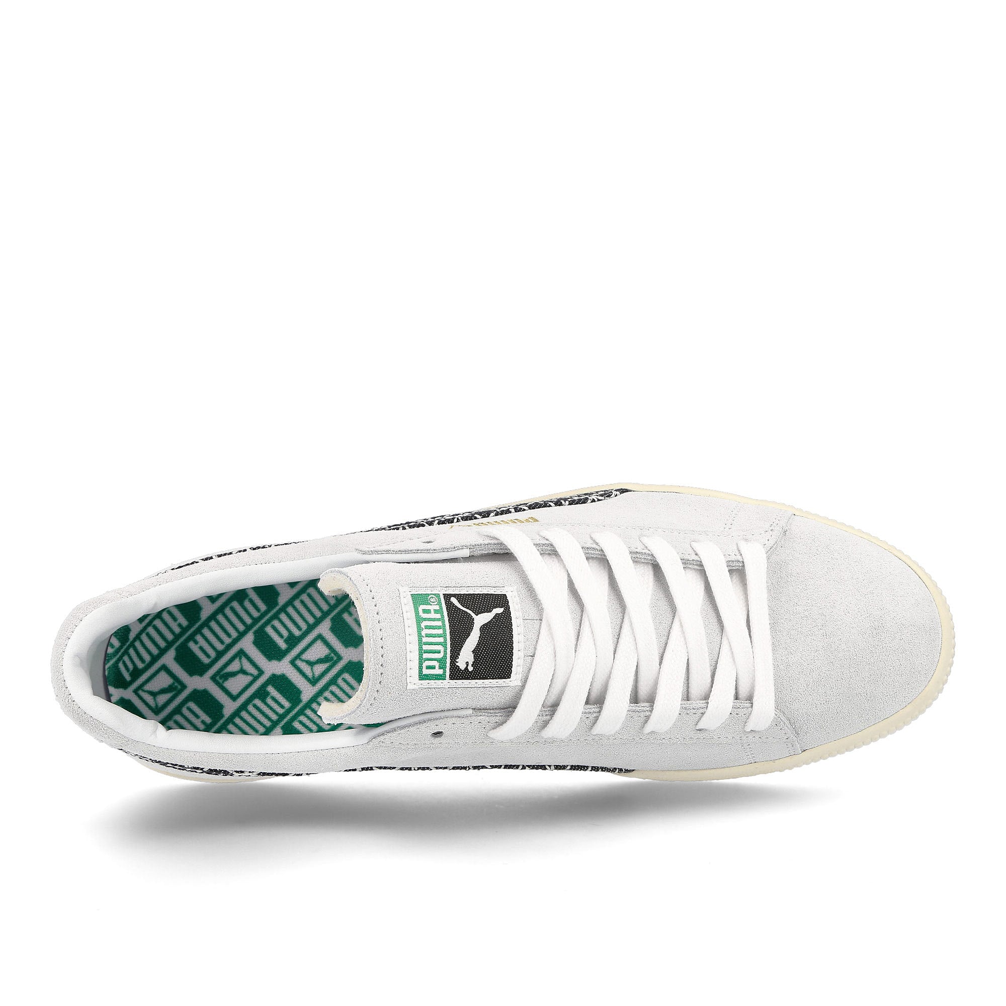 Puma Sashiko x Puma Suede VTG Vaporous Gray - Intense Blue Sneakers  Detailfoto | Overkill