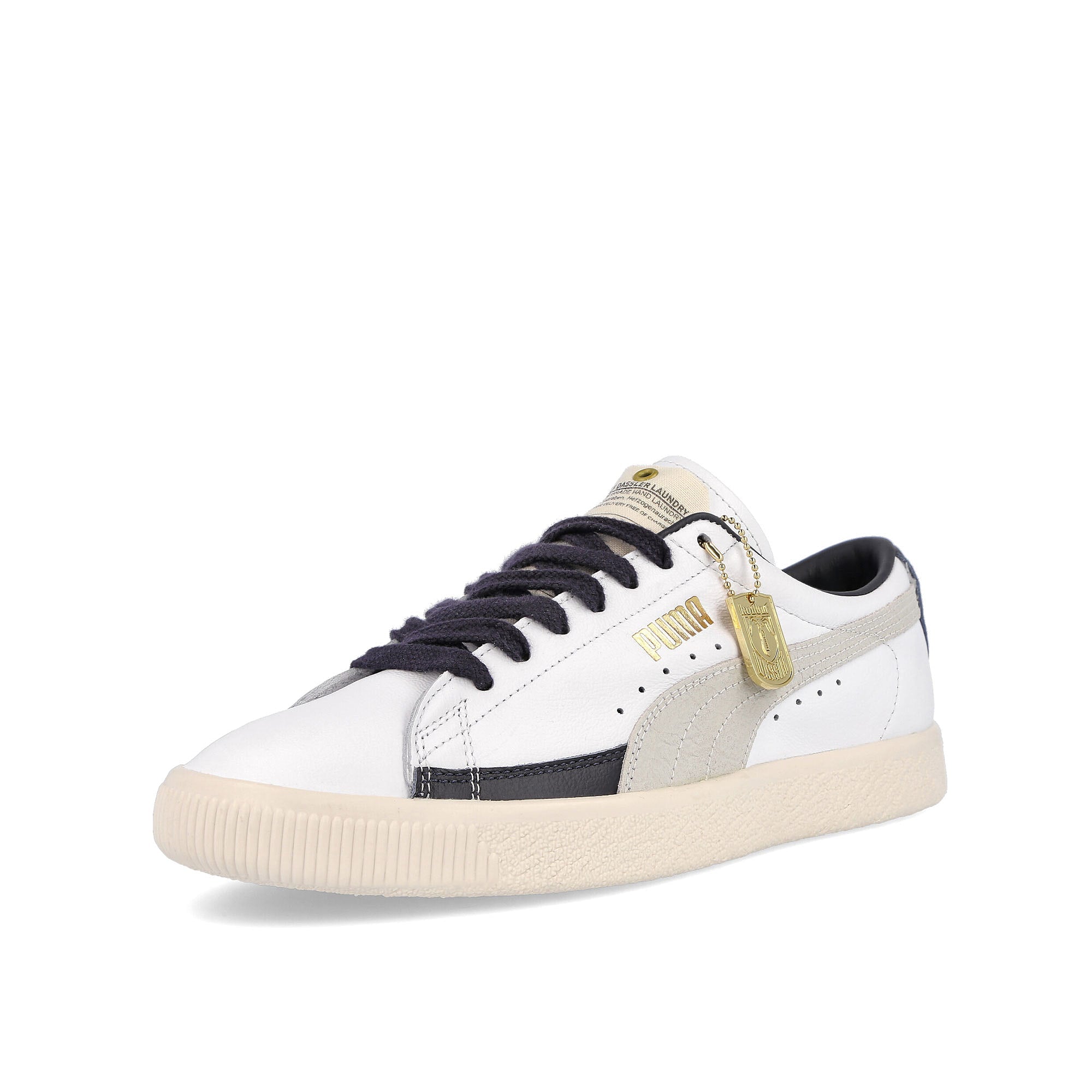 Puma basket vtg rdl lb Puma White - Puma New Navy - Eggnog Sneakers  Close Up | Overkill