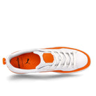 Puma Pronounce x Puma Basket VTG Puma White - Vibrant Orange Low Top Sneakers  Detailfoto | Overkill