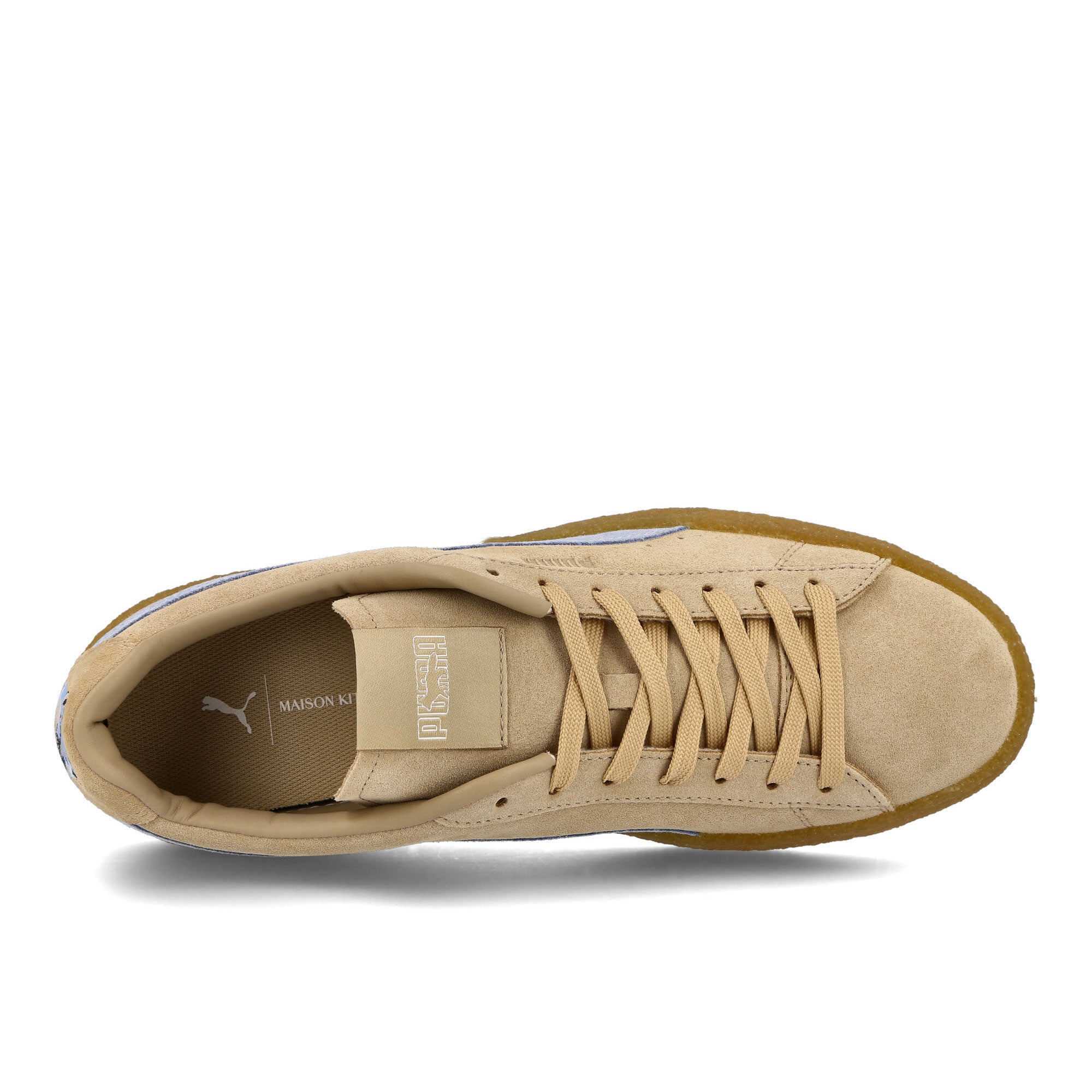 Puma Maison Kitsune x Puma Suede Crepe Travertine - Chambray Blue  Detail view 1 | Overkill