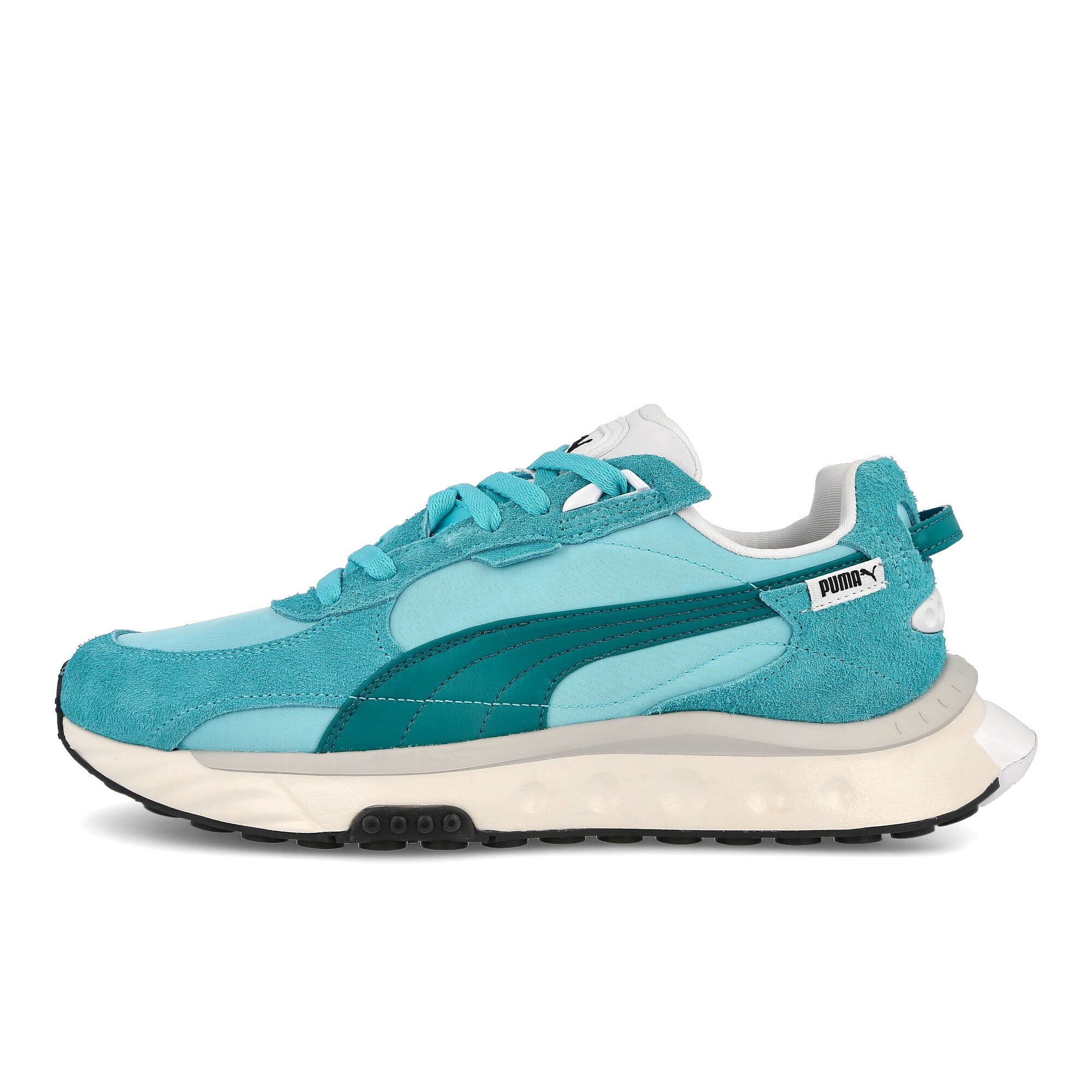 Puma wild rider vintage Elektro Pool  - Elektro Aqua Sneakers 381595 03 | Overkill