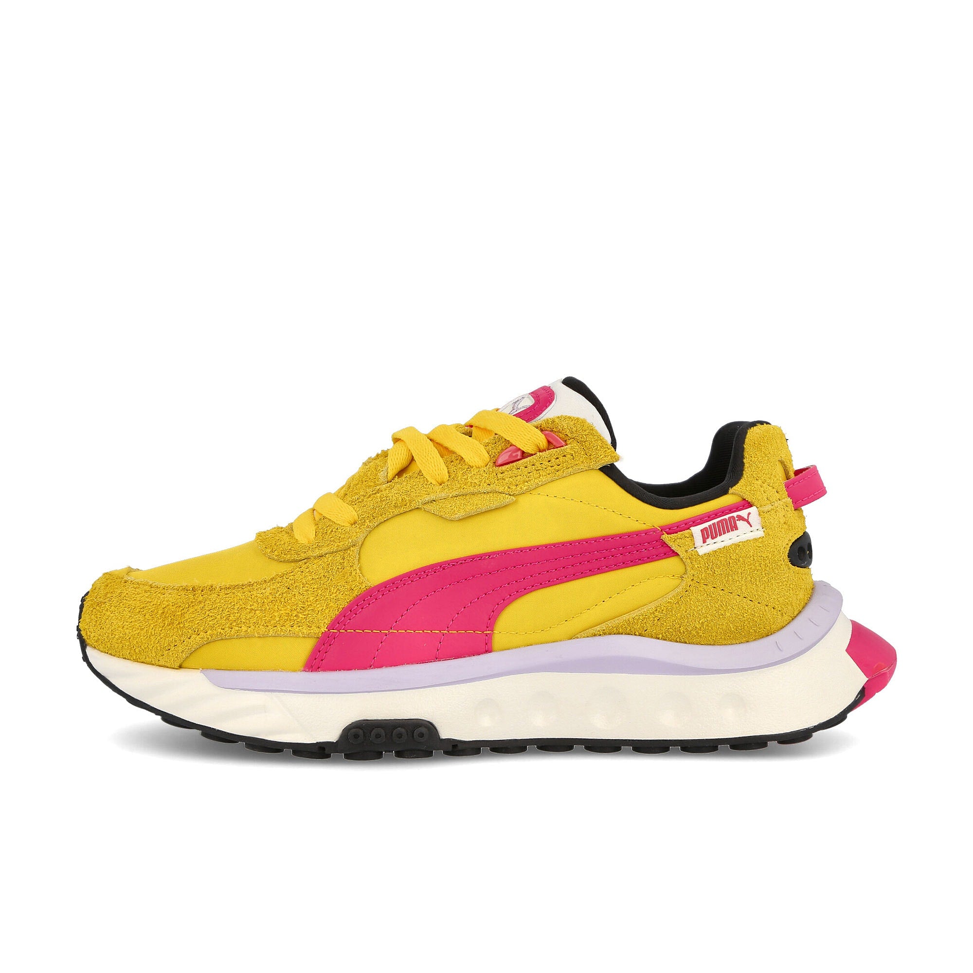 Puma wild rider vintage Super Lemon - Glowing Pink Sneakers 381595 05 | Overkill
