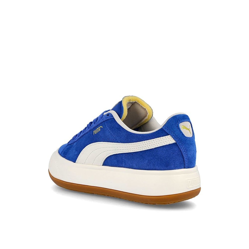 Puma wmns suede mayu up Lapis Blue - Marshmallow  Close-up | Overkill