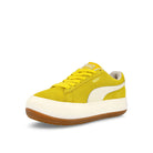 Puma wmns suede mayu up Super Lemon - Marshmellow Low Top Sneakers  Close Up | Overkill