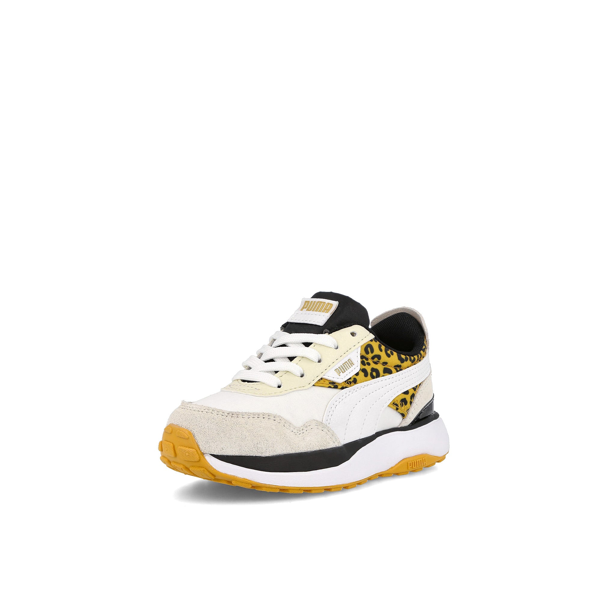 Puma cruise rider roar ps Puma White - Mineral Yellow Sneakers  Close Up | Overkill