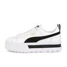 Puma wmns mayze leather Puma White - Puma Black  381983 01 | Overkill