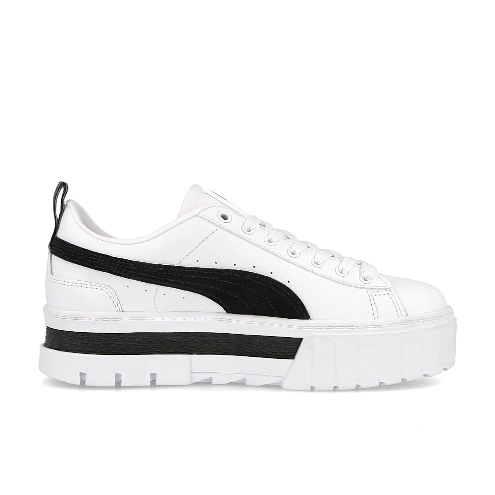 Puma wmns mayze leather Puma White - Puma Black   Material | Overkill