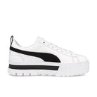 Puma wmns mayze leather Puma White - Puma Black   Material | Overkill
