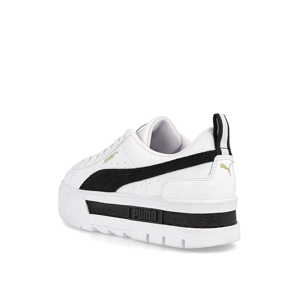 Puma wmns mayze leather Puma White - Puma Black  Close-up | Overkill