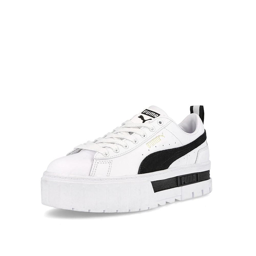 Puma wmns mayze leather Puma White - Puma Black  Detailfoto | Overkill