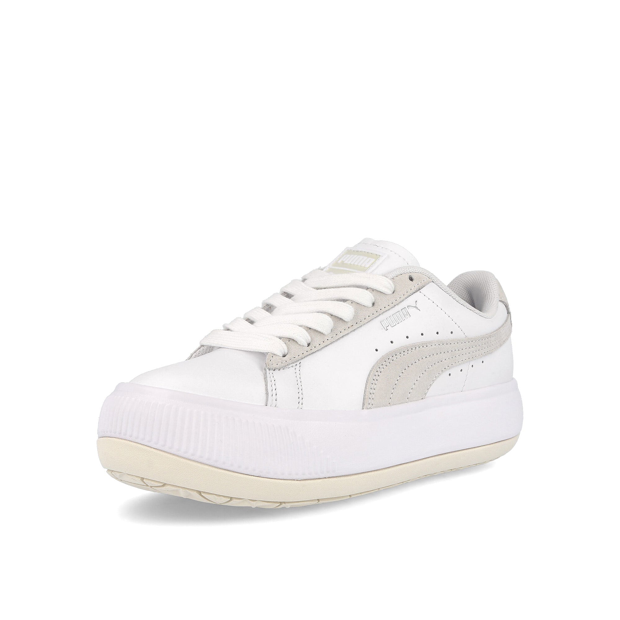 Puma wmns suede mayu mix Puma White - Marshmellow Sneakers  Close Up | Overkill