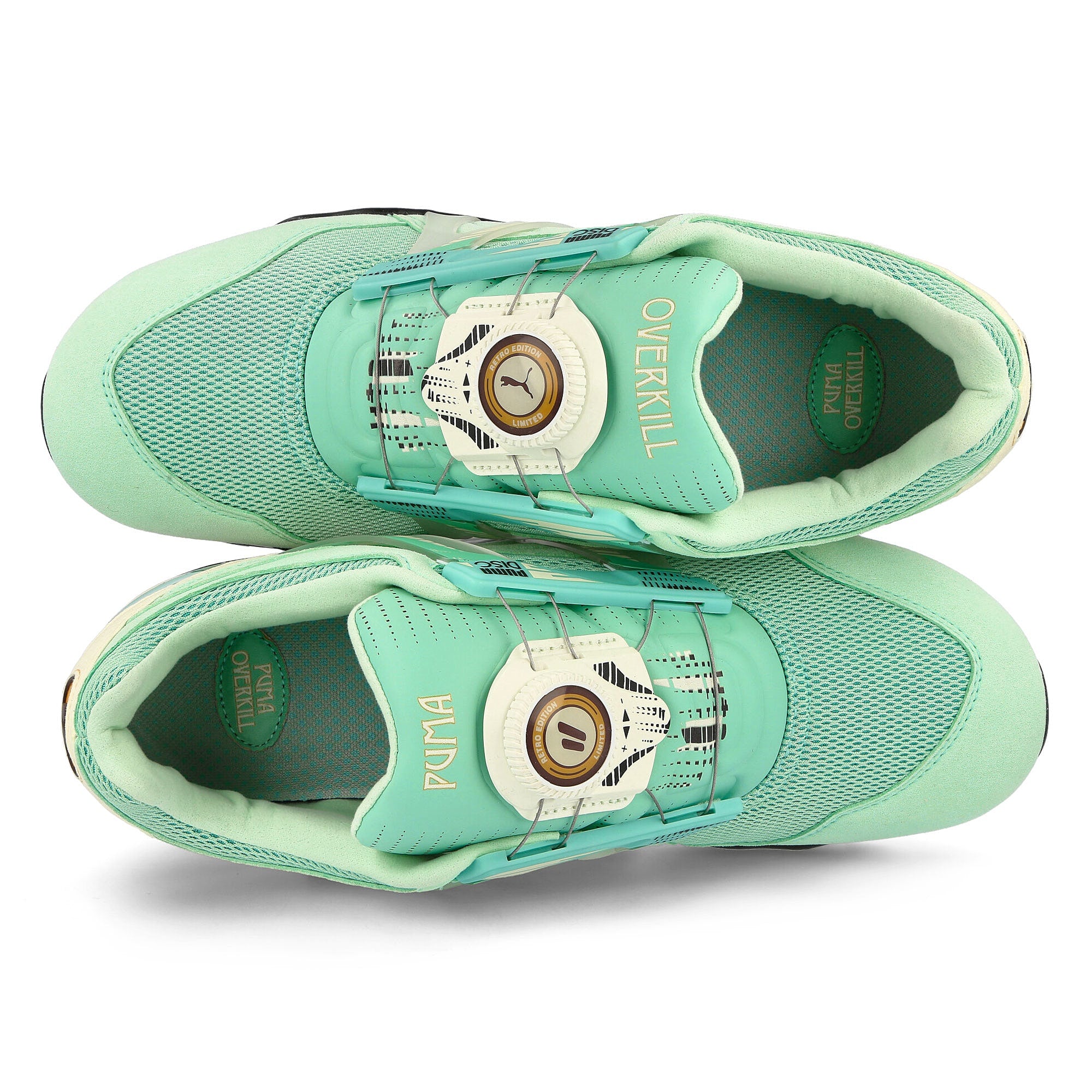 Overkill x Puma XS 7000 Pfeffiboys Holiday - Vanilla Ice - Puma Black Low Top Sneakers 382588 01 Material | Overkill