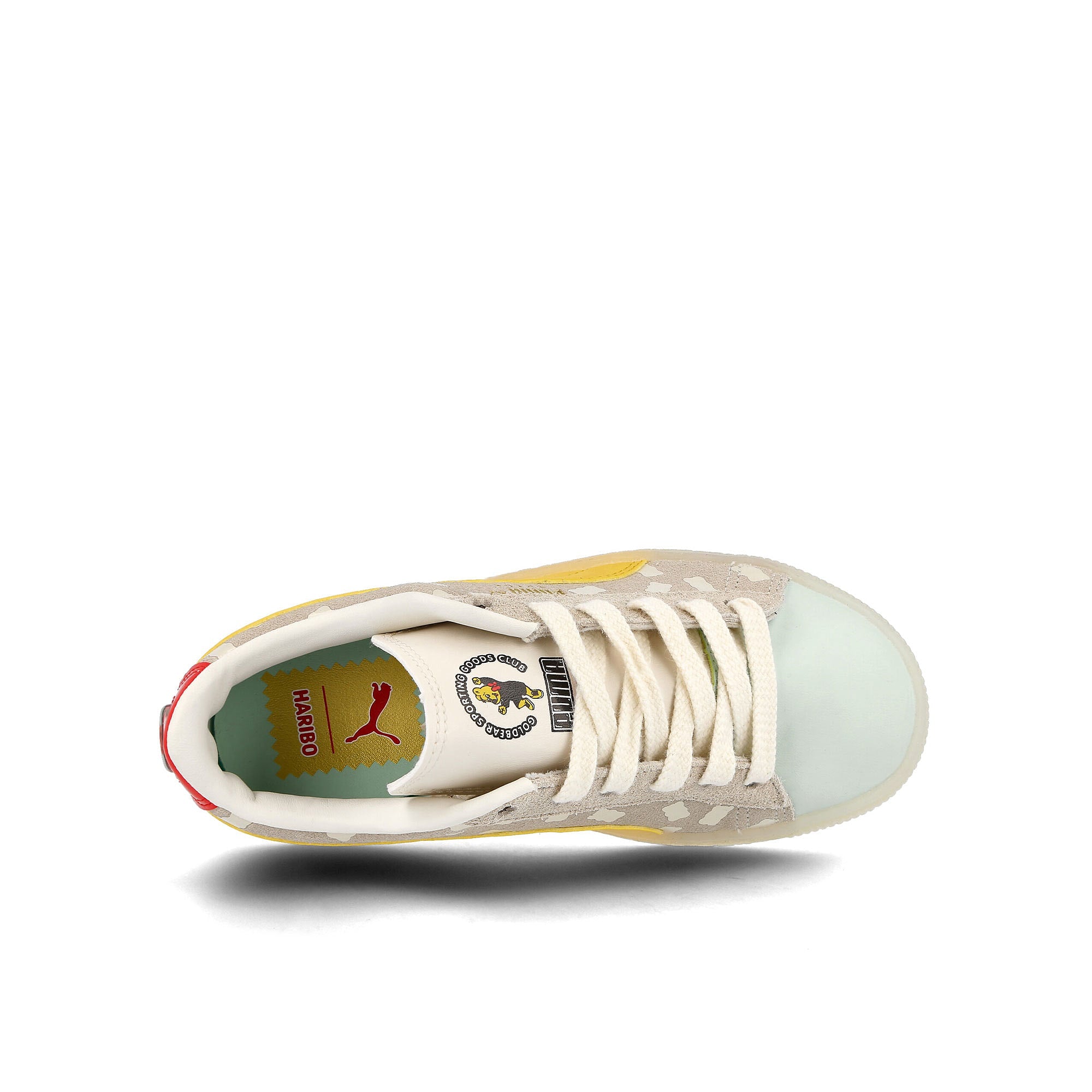 Puma Haribo x Puma Suede PS Mimosa - Whisper White Sneakers  Detailfoto | Overkill