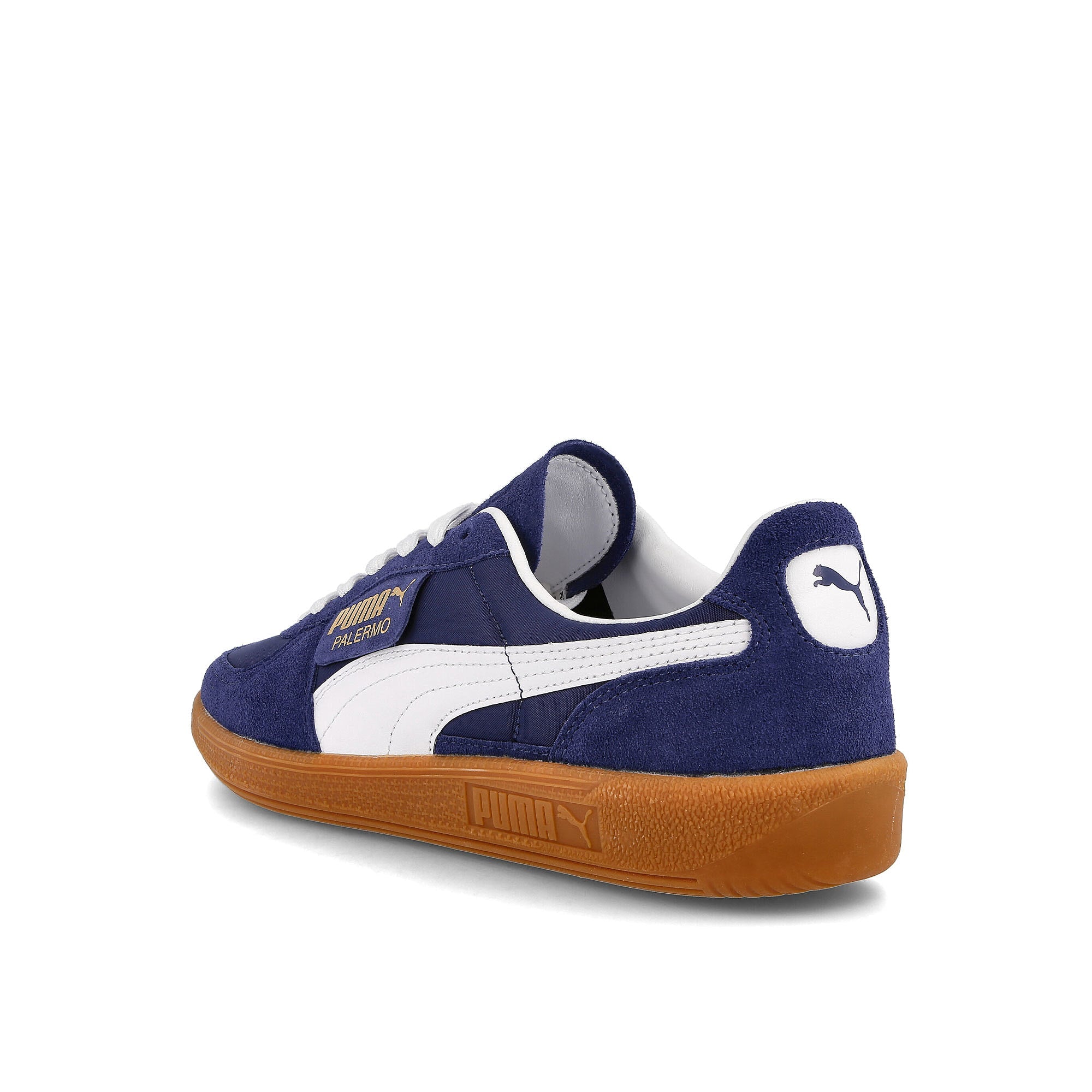 Puma palermo og New Navy - White - Gold Low Top Sneakers  Material | Overkill