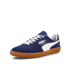 Puma palermo og New Navy - White - Gold Low Top Sneakers  Close Up | Overkill