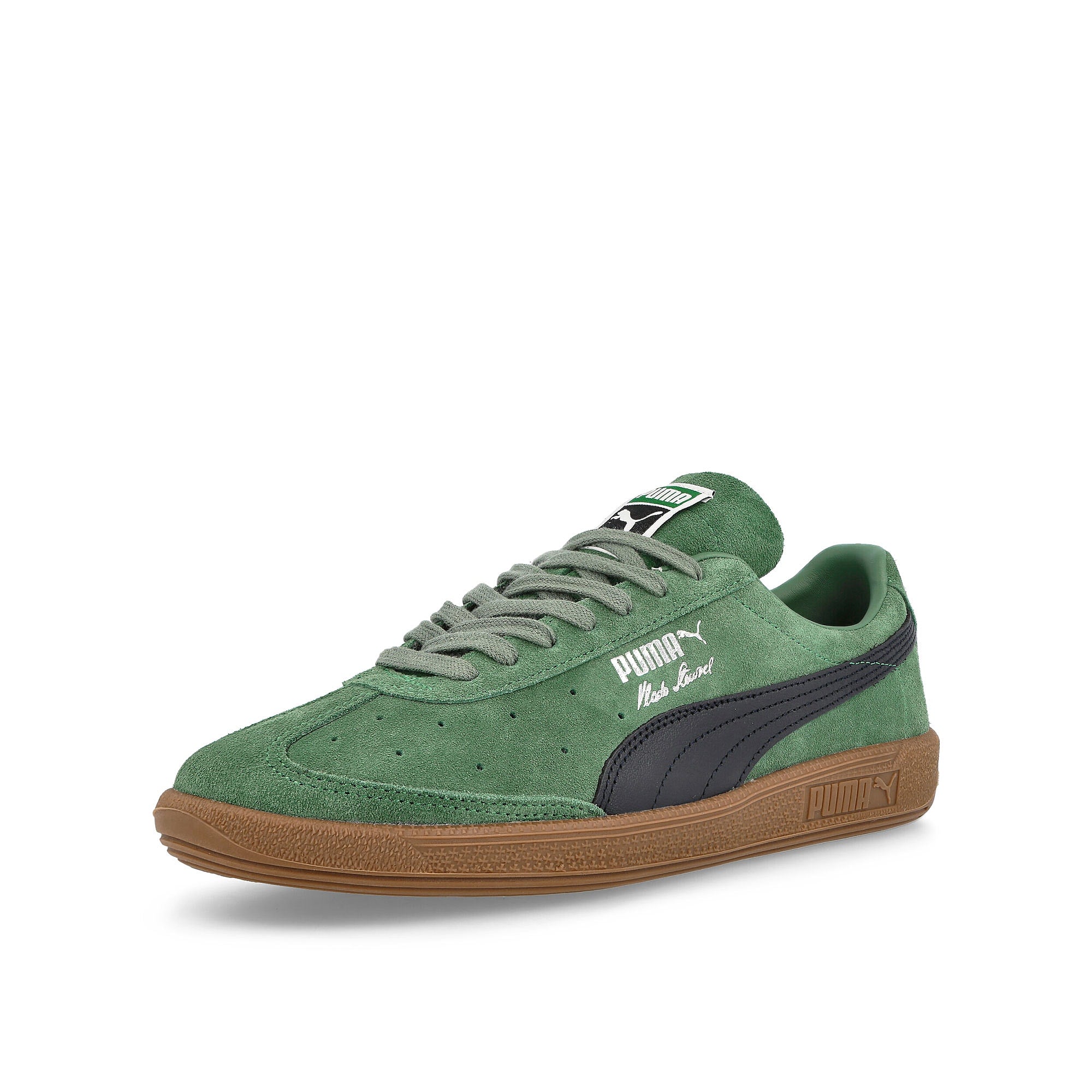 Puma vlado stenzel suede Deep Forest - Gum Low Top Sneakers  Close Up | Overkill