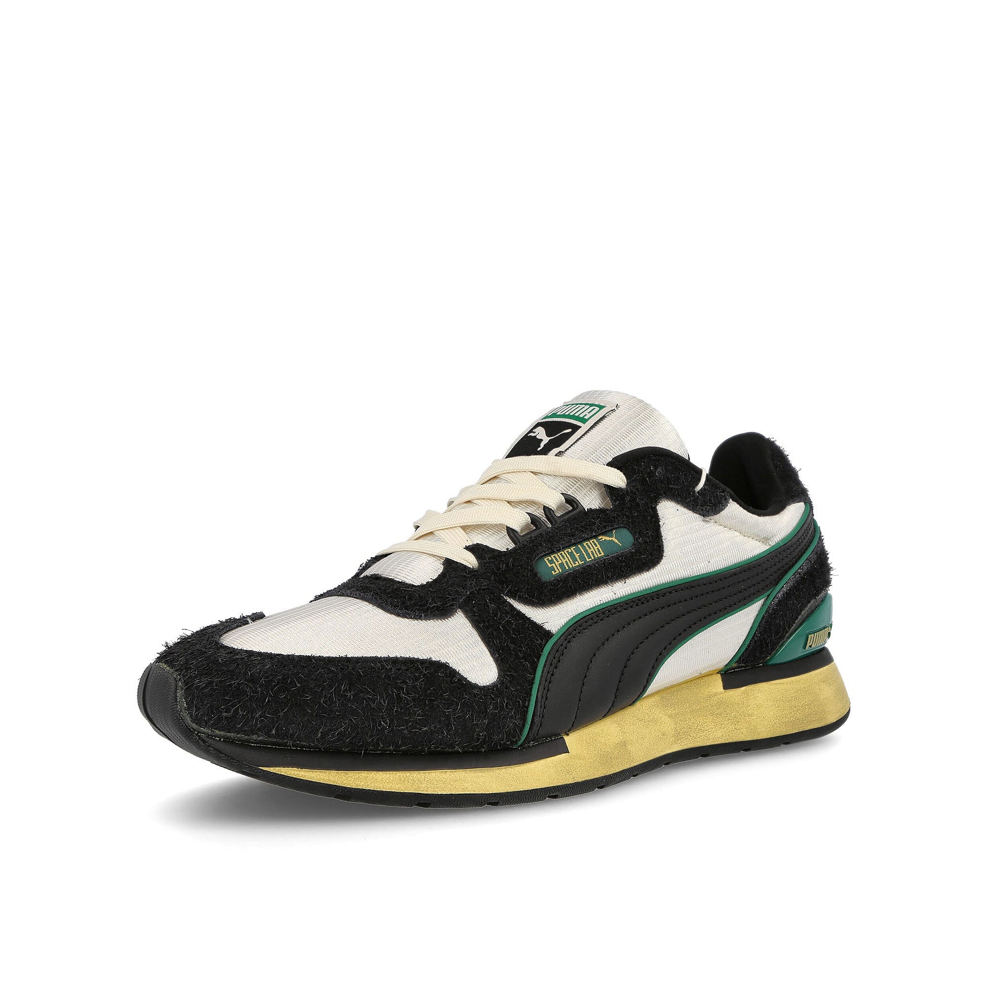 Puma The NeverWorn x Puma Space Lab Whisper White - Puma Team Gold Sneakers  Close Up | Overkill
