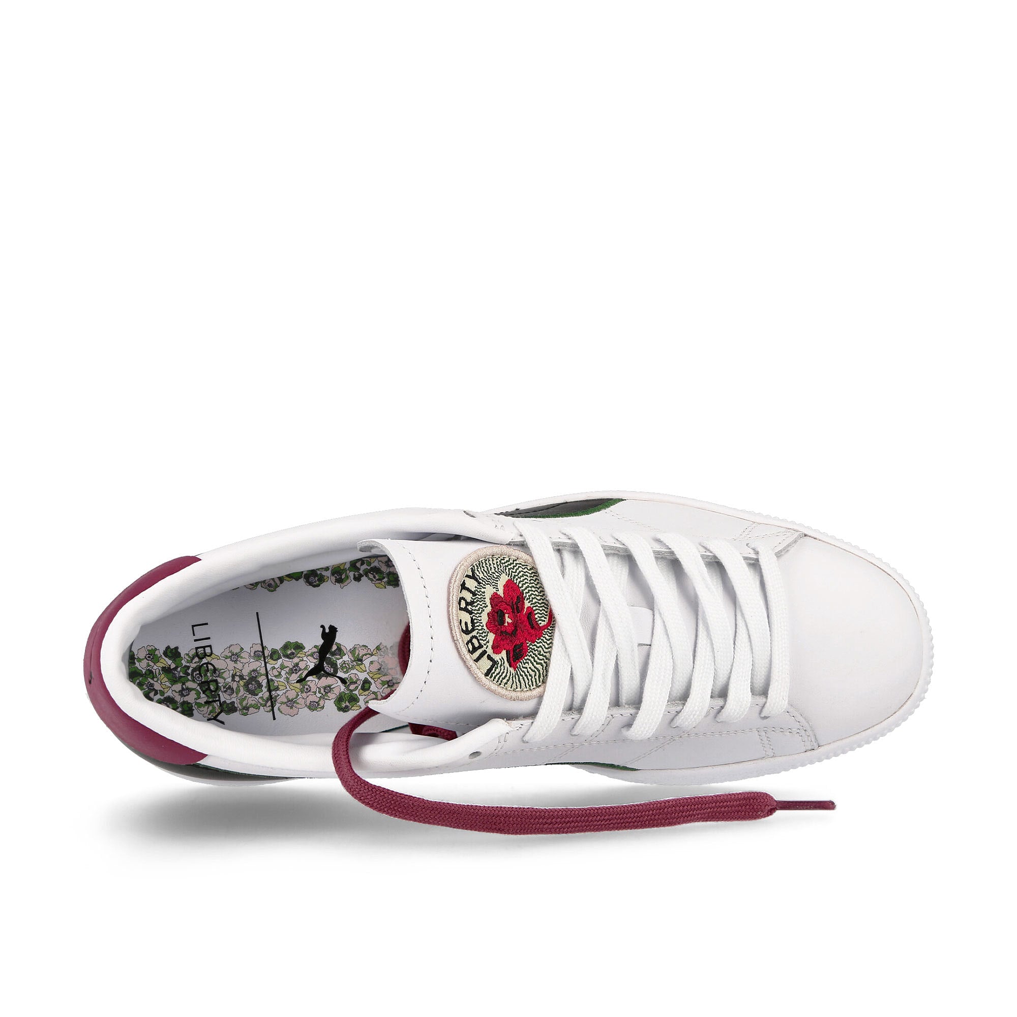 Puma Liberty x Puma Wmns Basket VTG F Puma White-Puma Black Sneakers  Detailfoto | Overkill