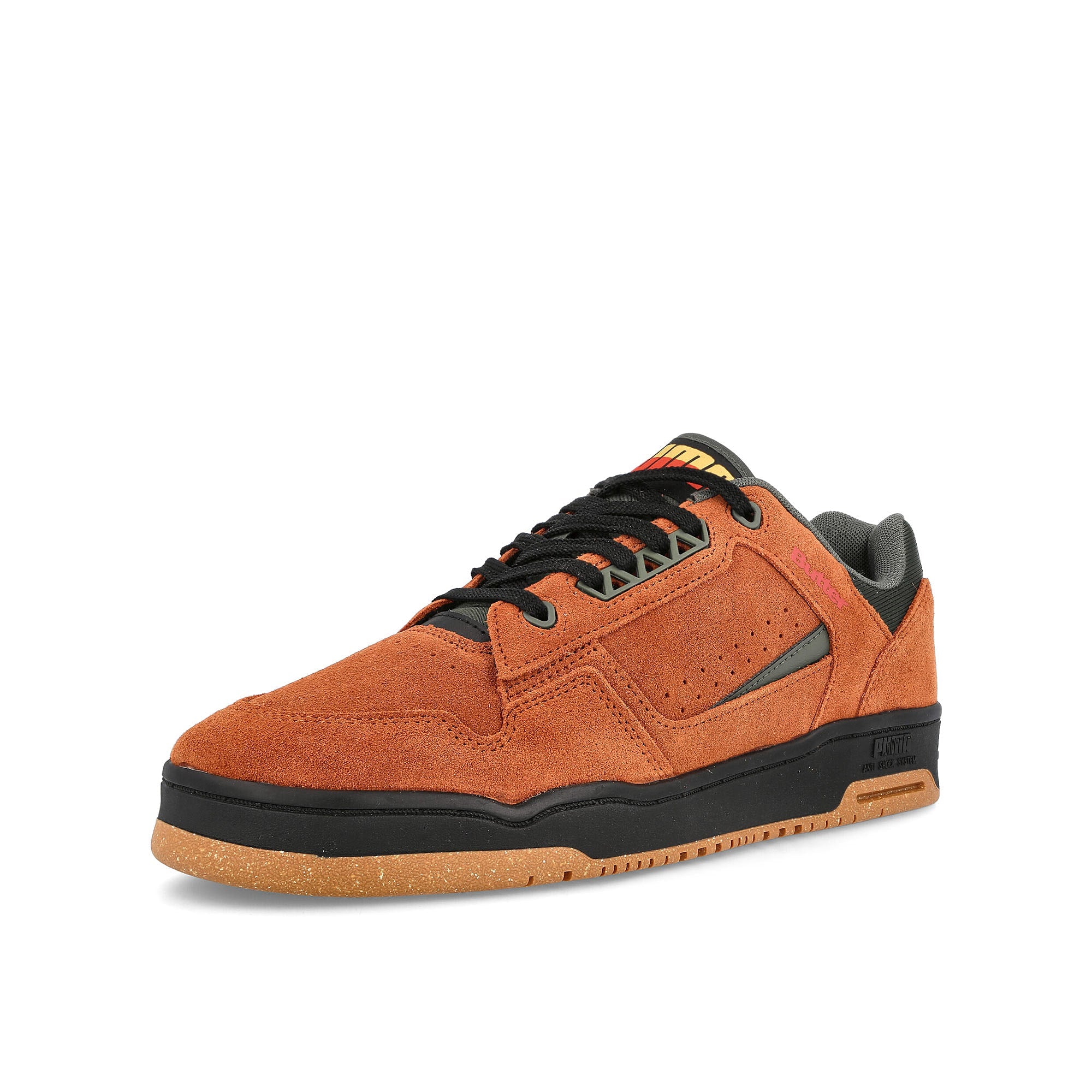 Puma Butter Goods x Puma Slipstream Lo SD Mocha Bisque - Puma Black Sneakers  Close Up | Overkill
