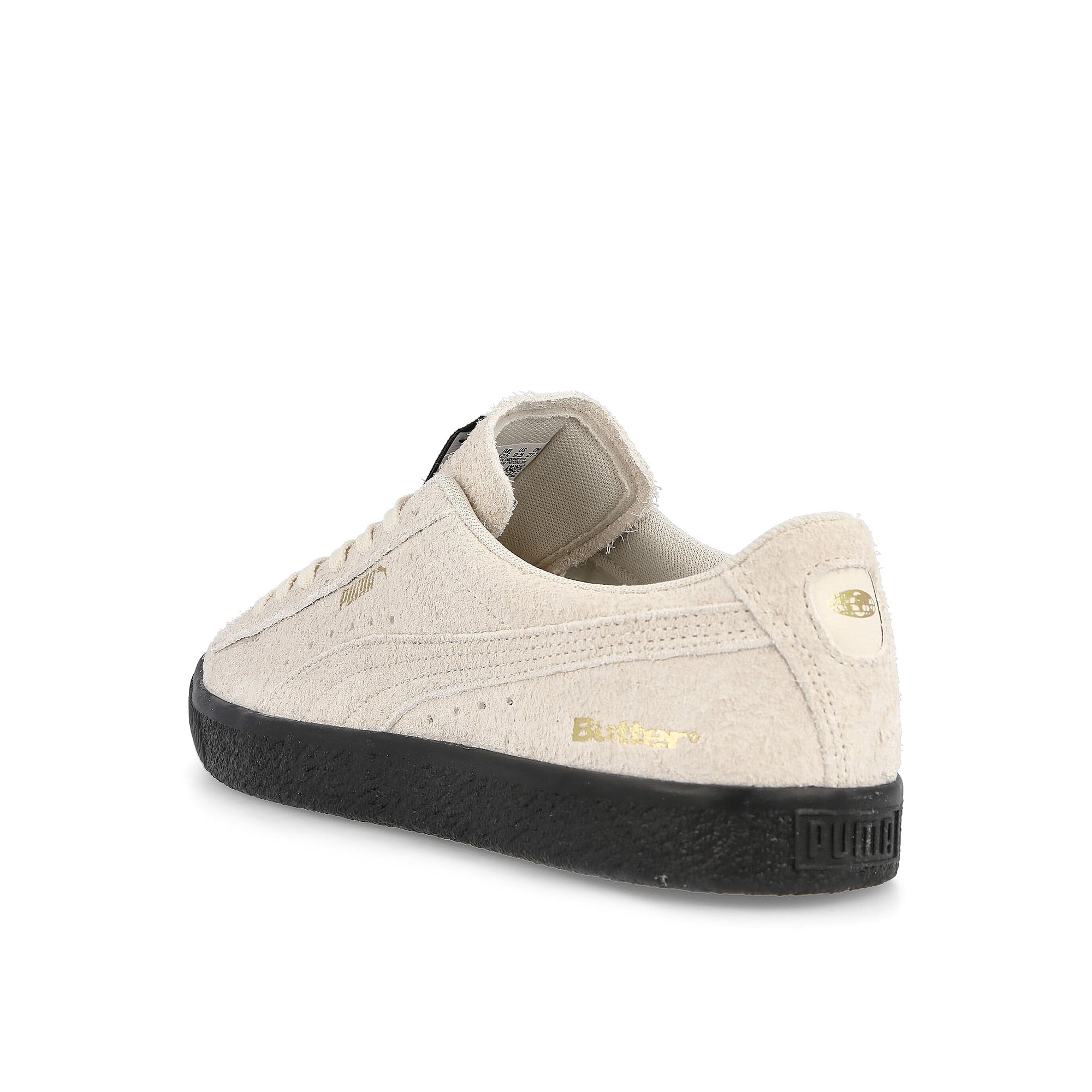 Puma Butter Goods x Puma Suede VTG HS Goods Whisper White - Puma Black  Close-up | Overkill