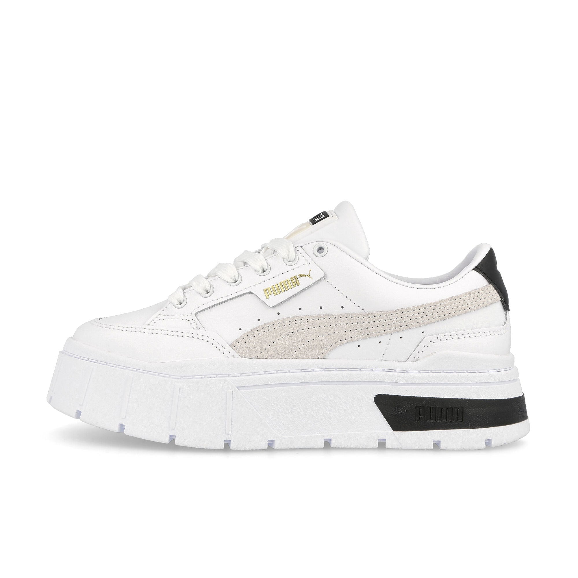 Puma wmns mayze stack Puma White - Vaporous Gray Sneakers 384363 01 | Overkill