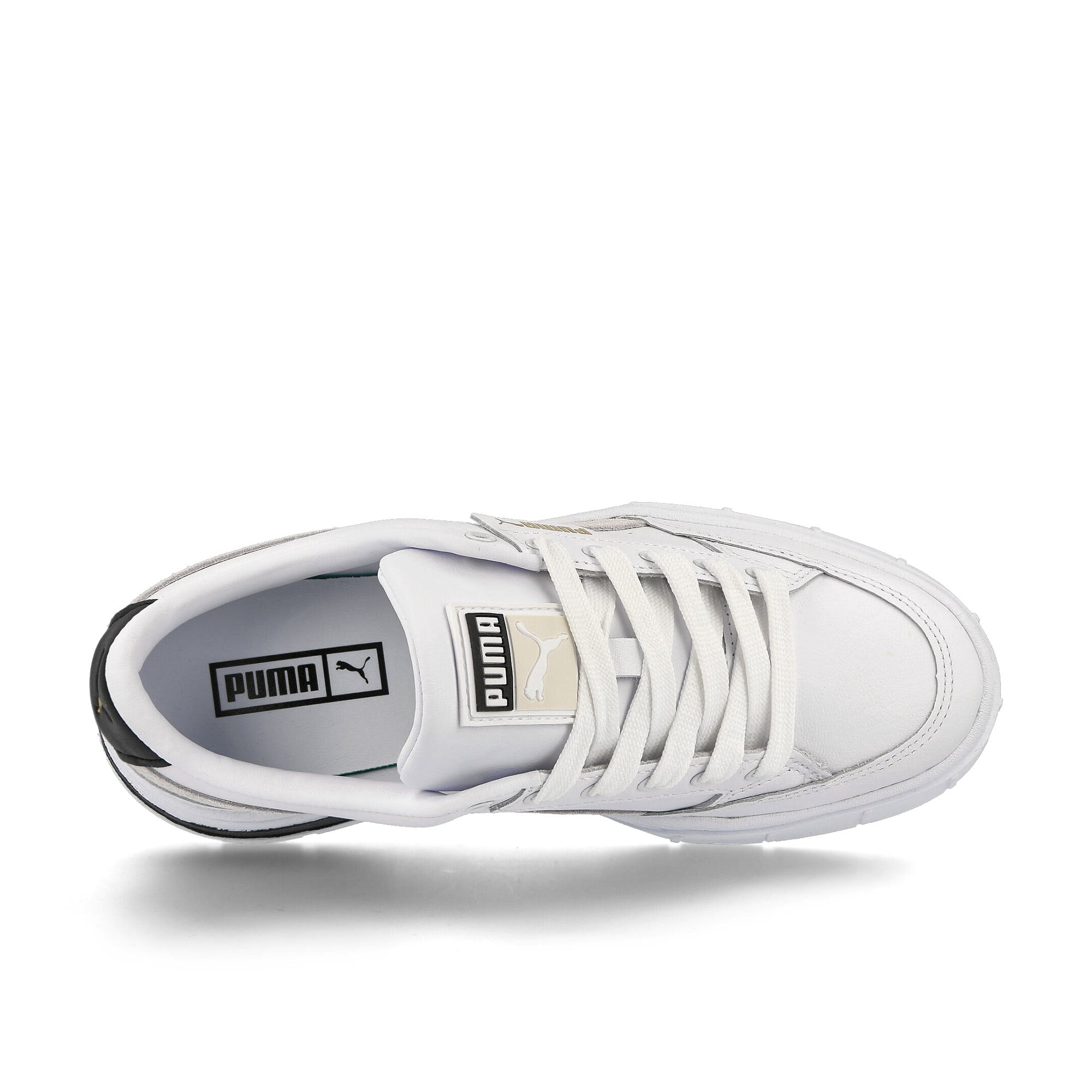 Puma wmns mayze stack Puma White - Vaporous Gray Sneakers  Detailfoto | Overkill