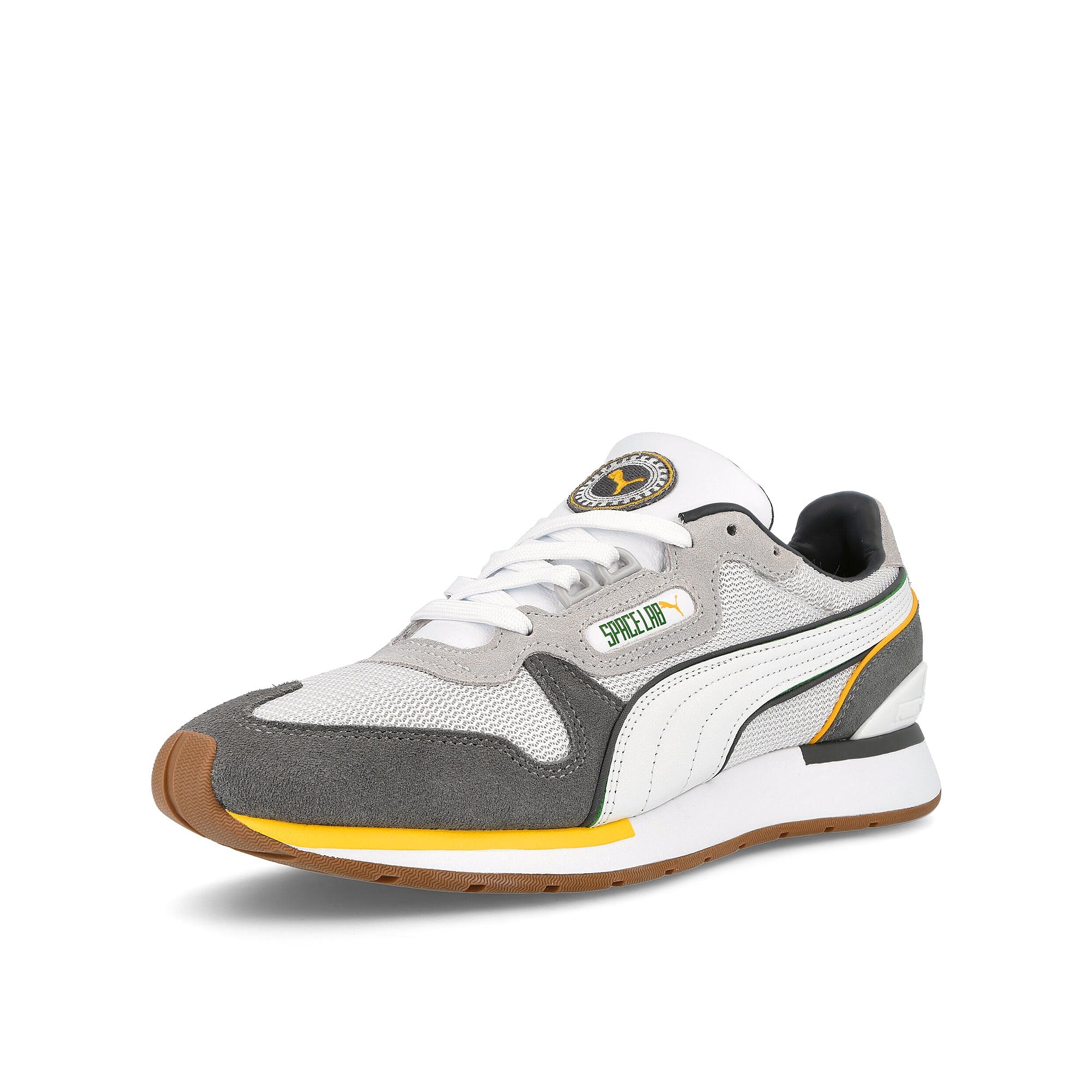 Puma space lab legends Puma White - Amazon Green Sneakers  Close Up | Overkill