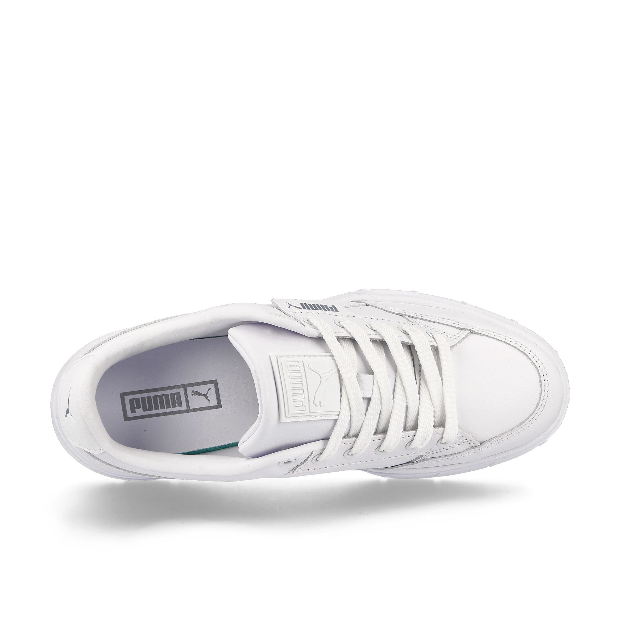 Puma wmns mayze stack suede leather Puma White Sneakers  Detailfoto | Overkill